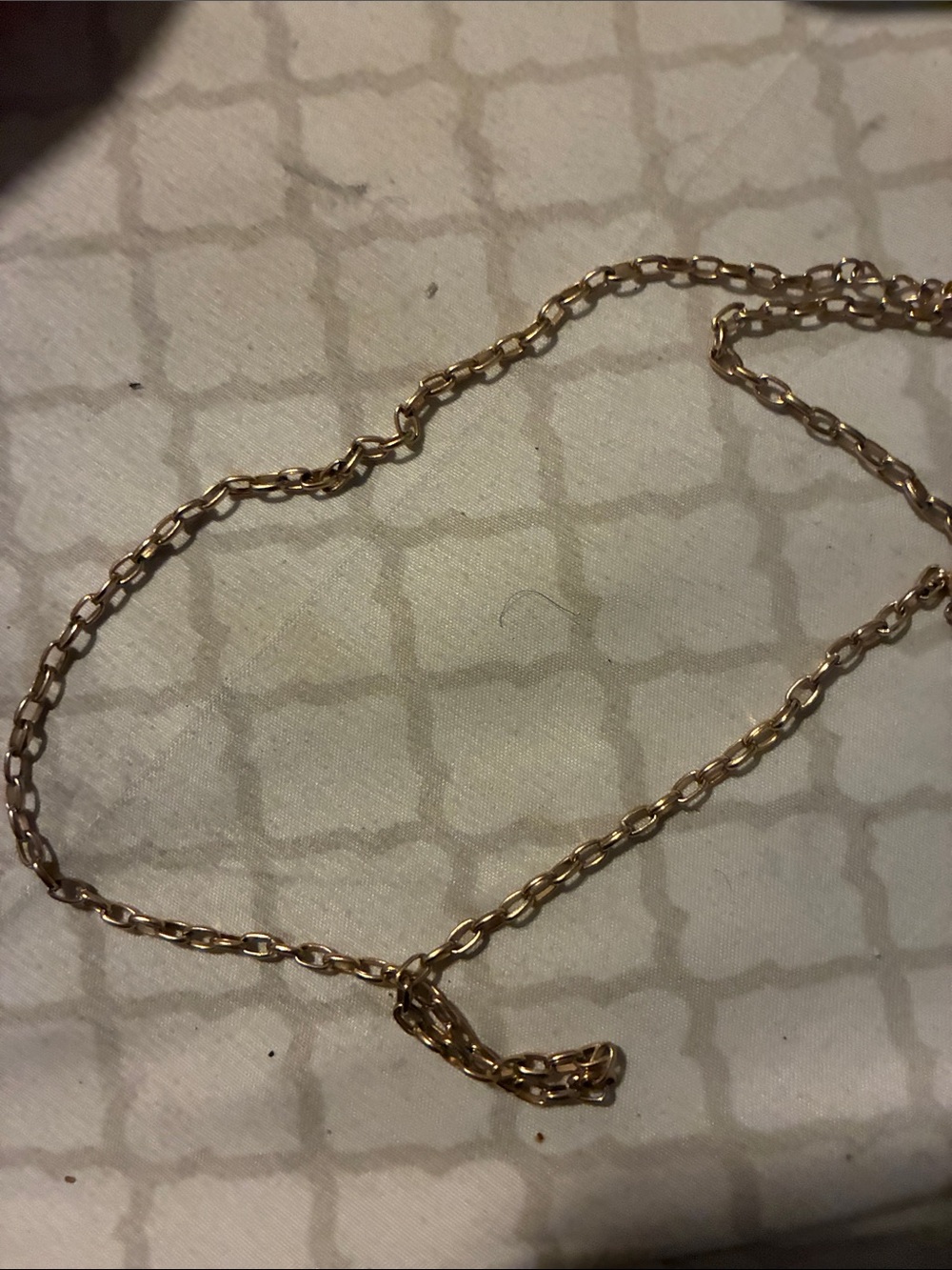 Gold-Tone Paperclip Chain Necklace - Women Jewelry